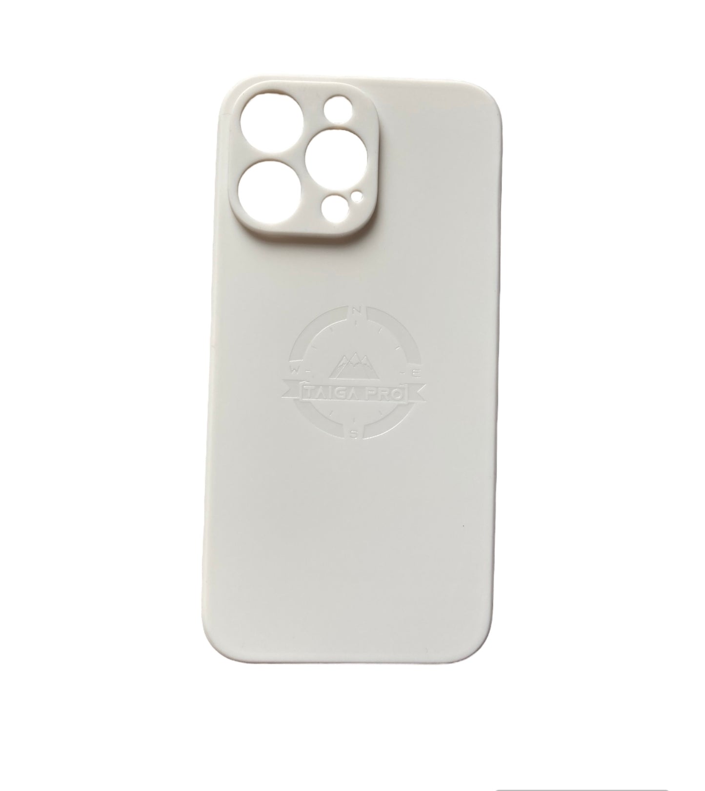 Matte White Silicone Taiga Pro iPhone 14 Pro Max Case