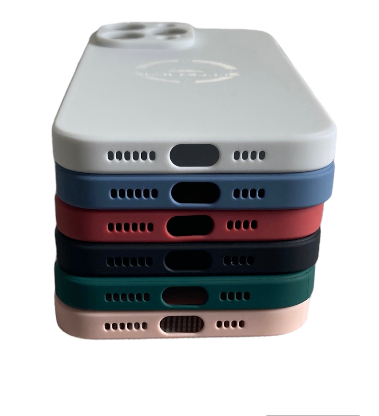 Matte Blue-Grey Silicone Taiga Pro iPhone 14 Pro Max Case