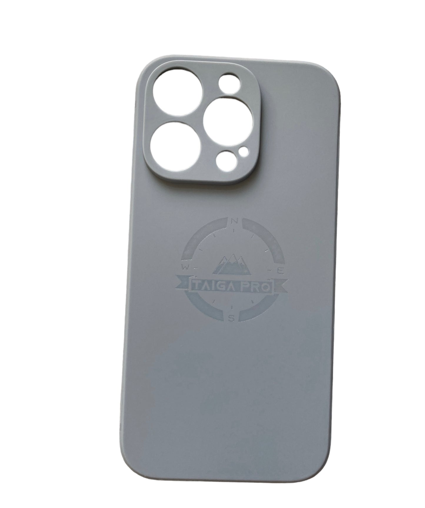 Matte Black Silicone Taiga Pro iPhone 14 Pro Case