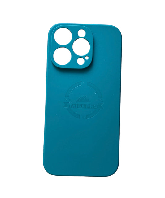 Matte Navy Green Silicone Taiga Pro iPhone 14 Pro Case