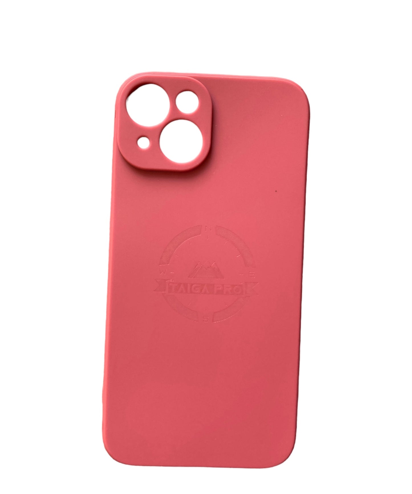 Matte Light Maroon Silicone Taiga Pro iPhone 14 Case
