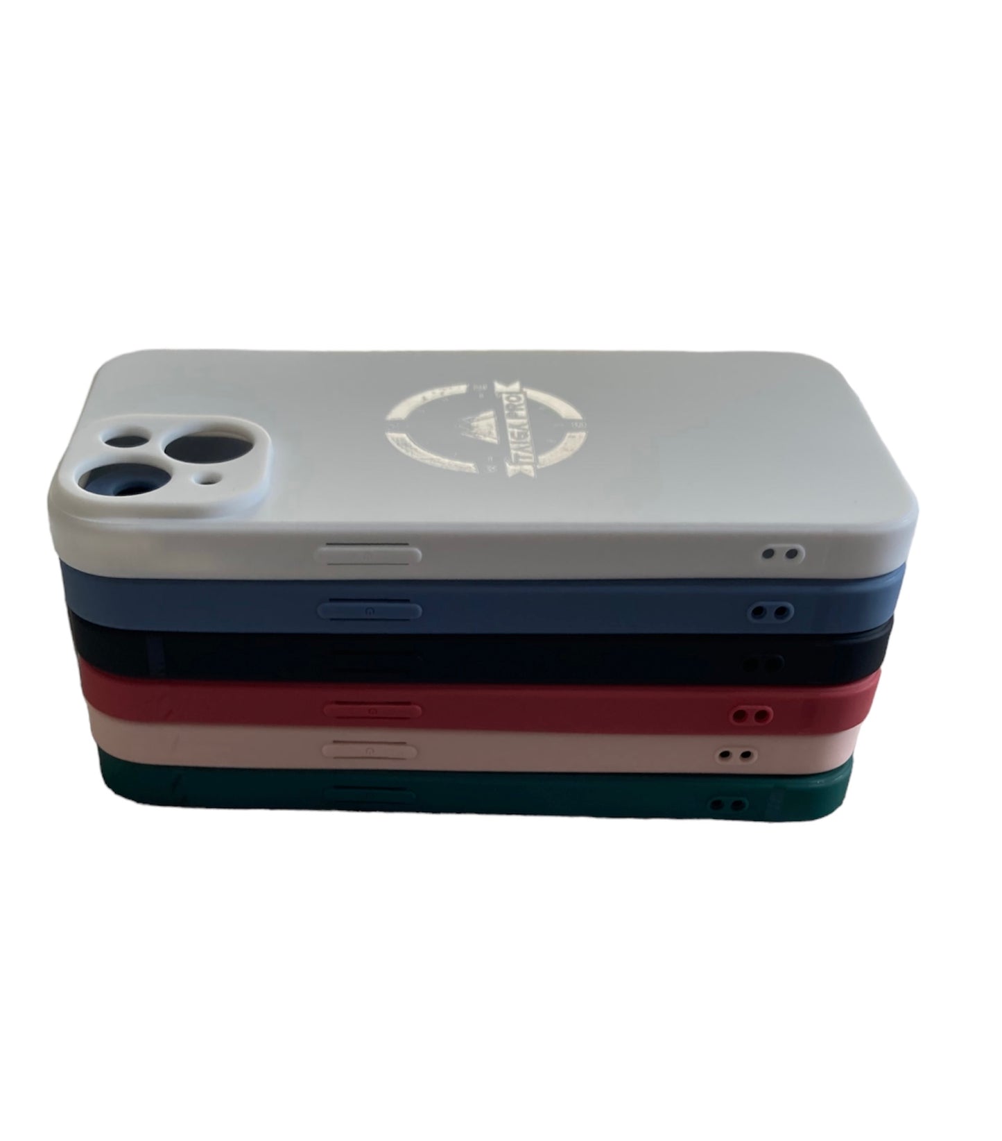 Matte Blue-Grey Silicone Taiga Pro iPhone 14 Case