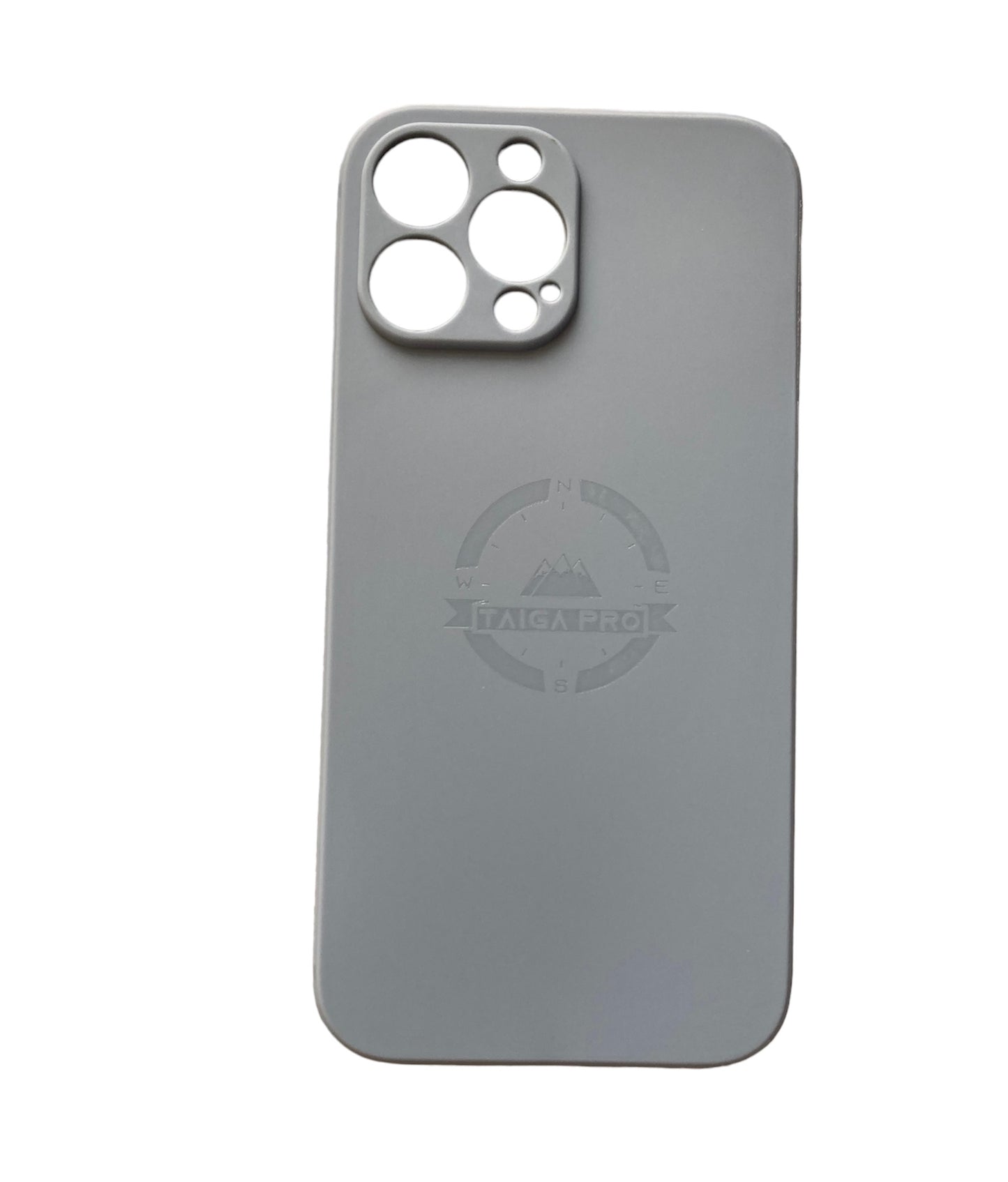 Matte Black Silicone Taiga Pro iPhone 13 Pro Max Case