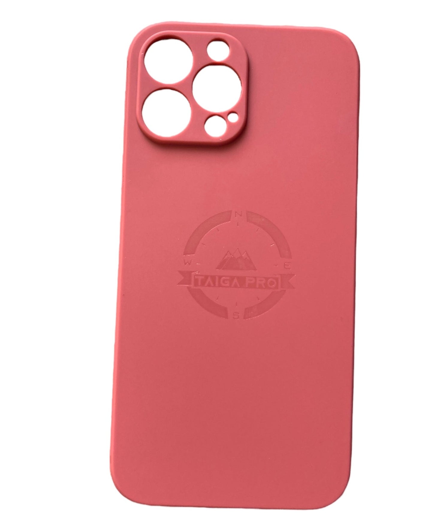 Matte Light Maroon Silicone Taiga Pro iPhone 13 Pro Max Case