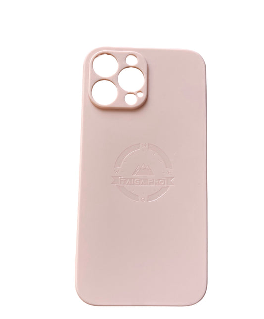 Matte Pink Silicone Taiga Pro iPhone 13 Pro Max Case