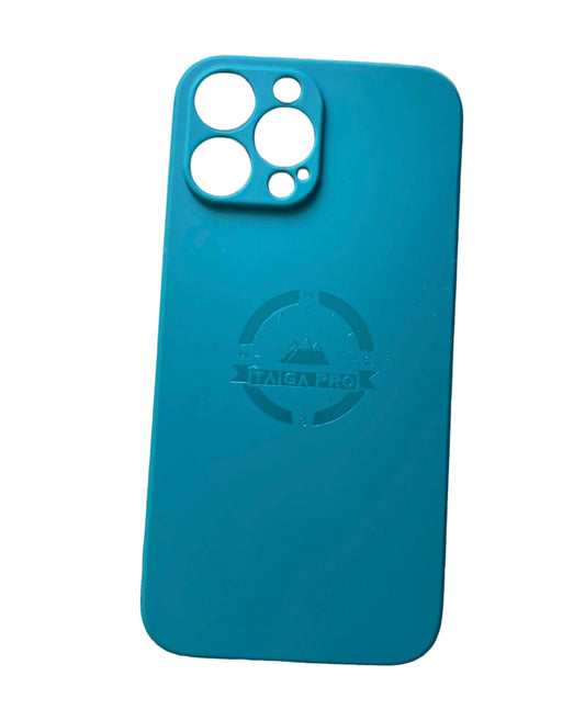 Matte Navy Green Silicone Taiga Pro iPhone 13 Pro Max Case