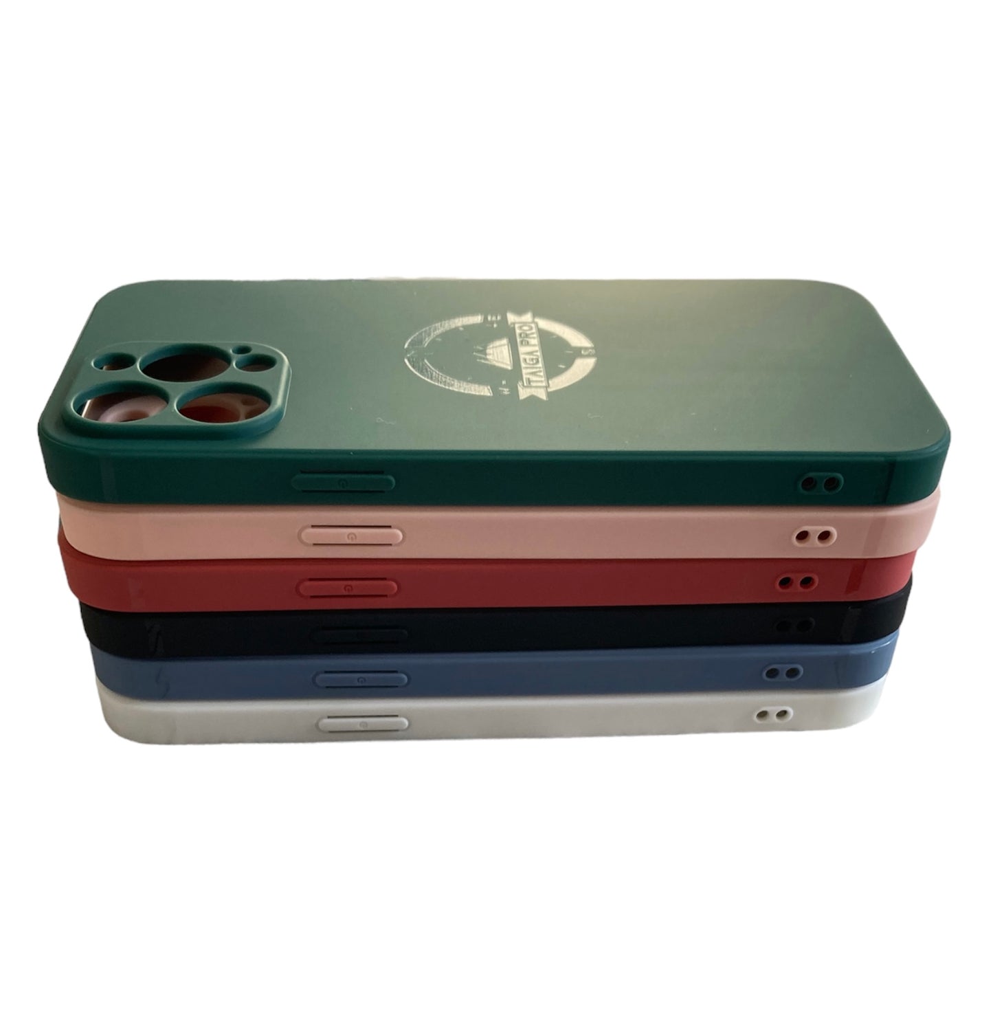 Matte Black Silicone Taiga Pro iPhone 13 Pro Max Case
