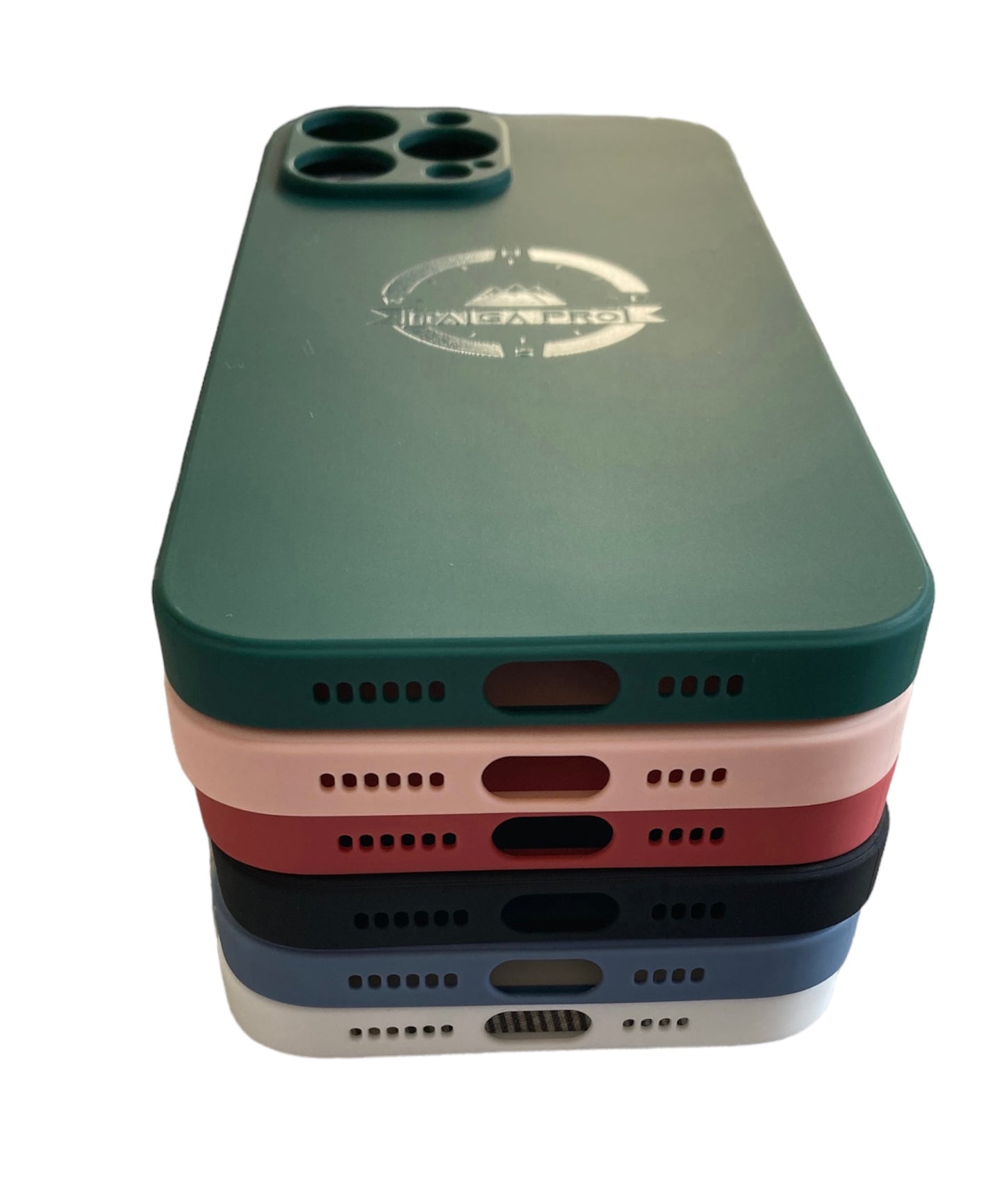 Matte Light Maroon Silicone Taiga Pro iPhone 13 Pro Max Case