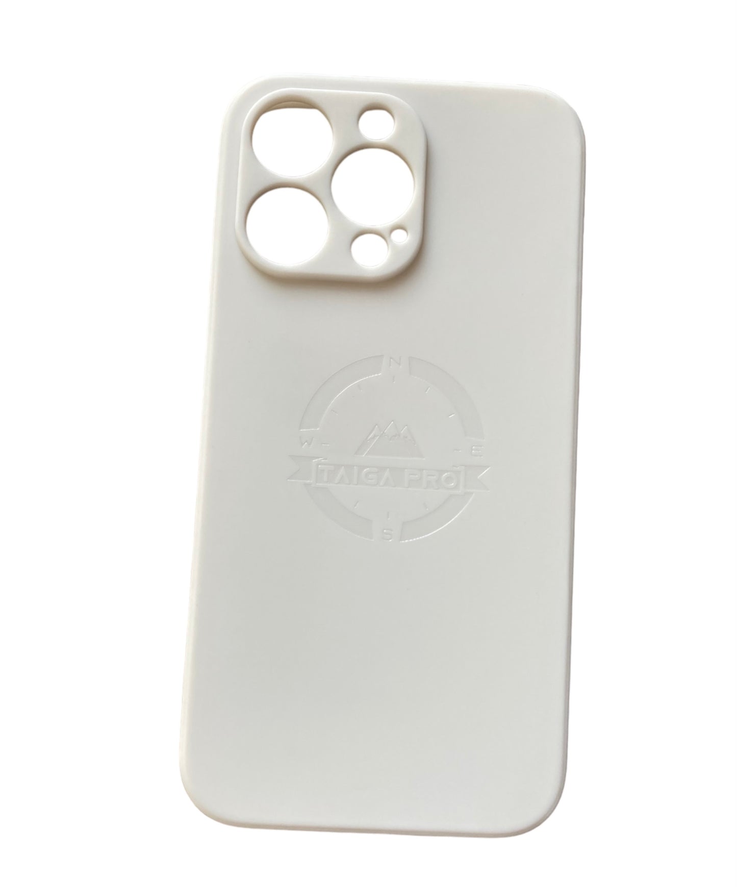 Matte White Silicone Taiga Pro iPhone 13 Pro Case