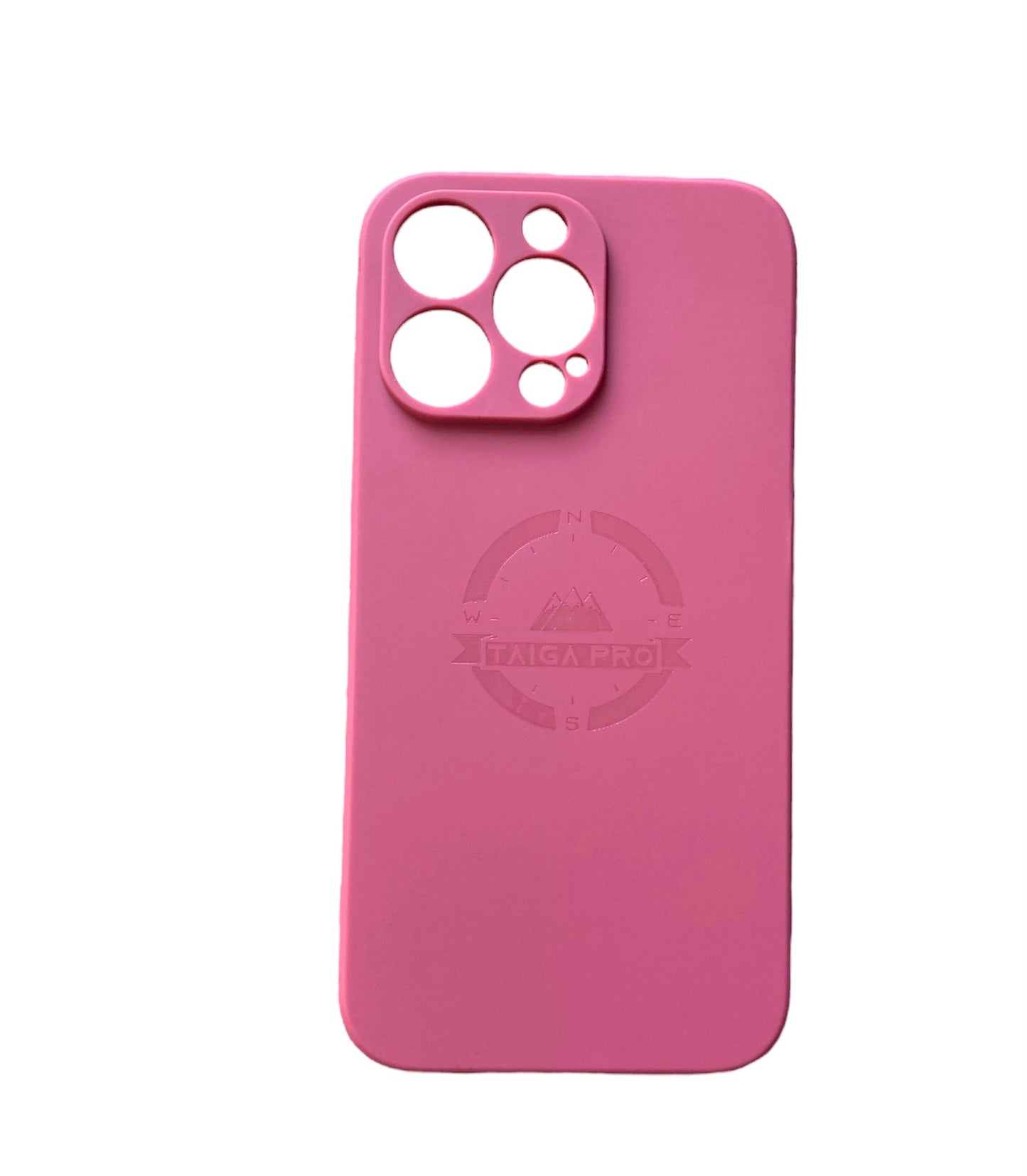 Matte Light Maroon Silicone Taiga Pro iPhone 13 Pro Case