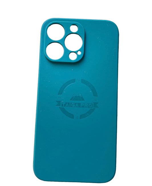 Matte Navy Green Silicone Taiga Pro iPhone 13 Pro Case