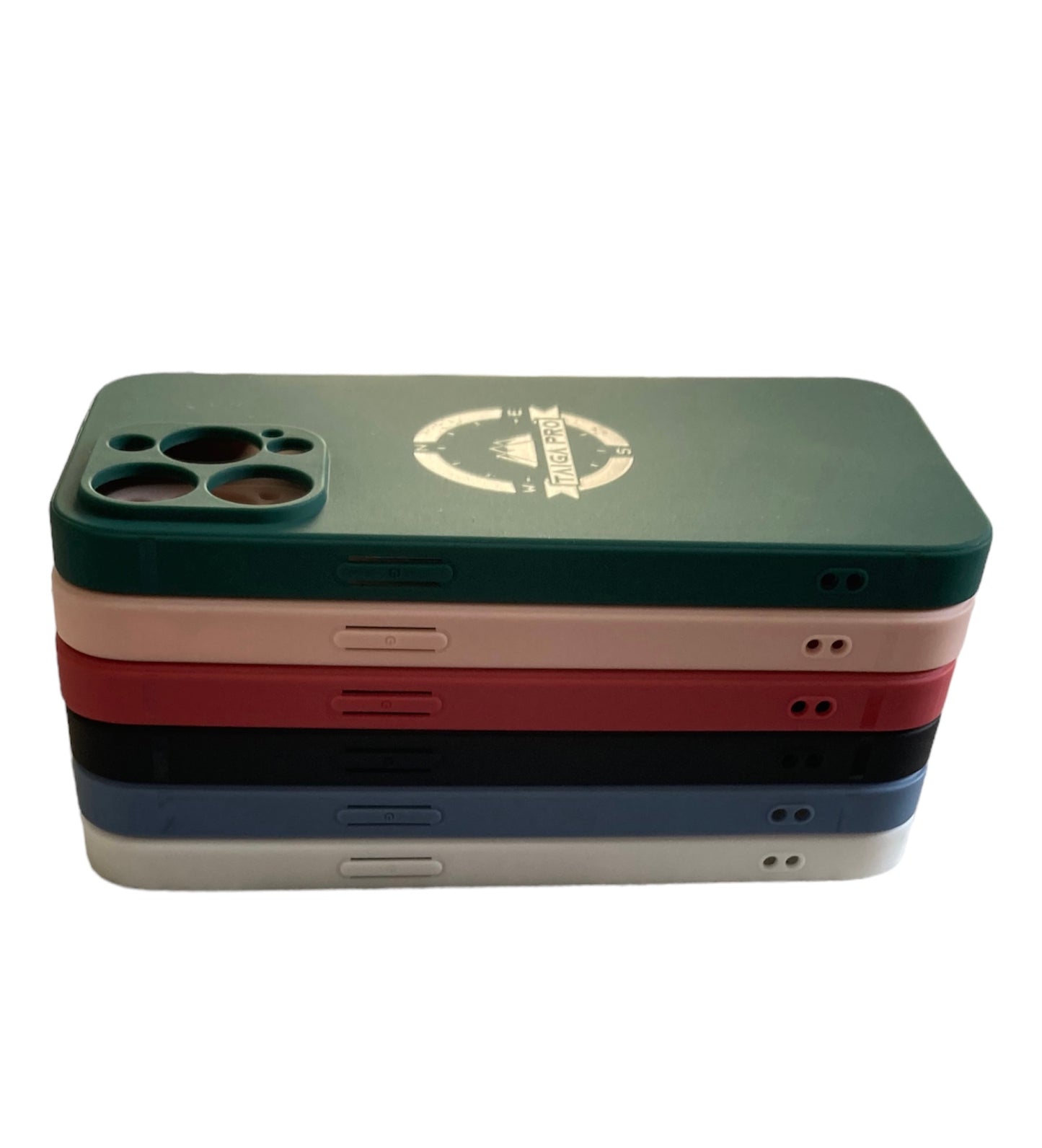 Matte Light Maroon Silicone Taiga Pro iPhone 13 Pro Case