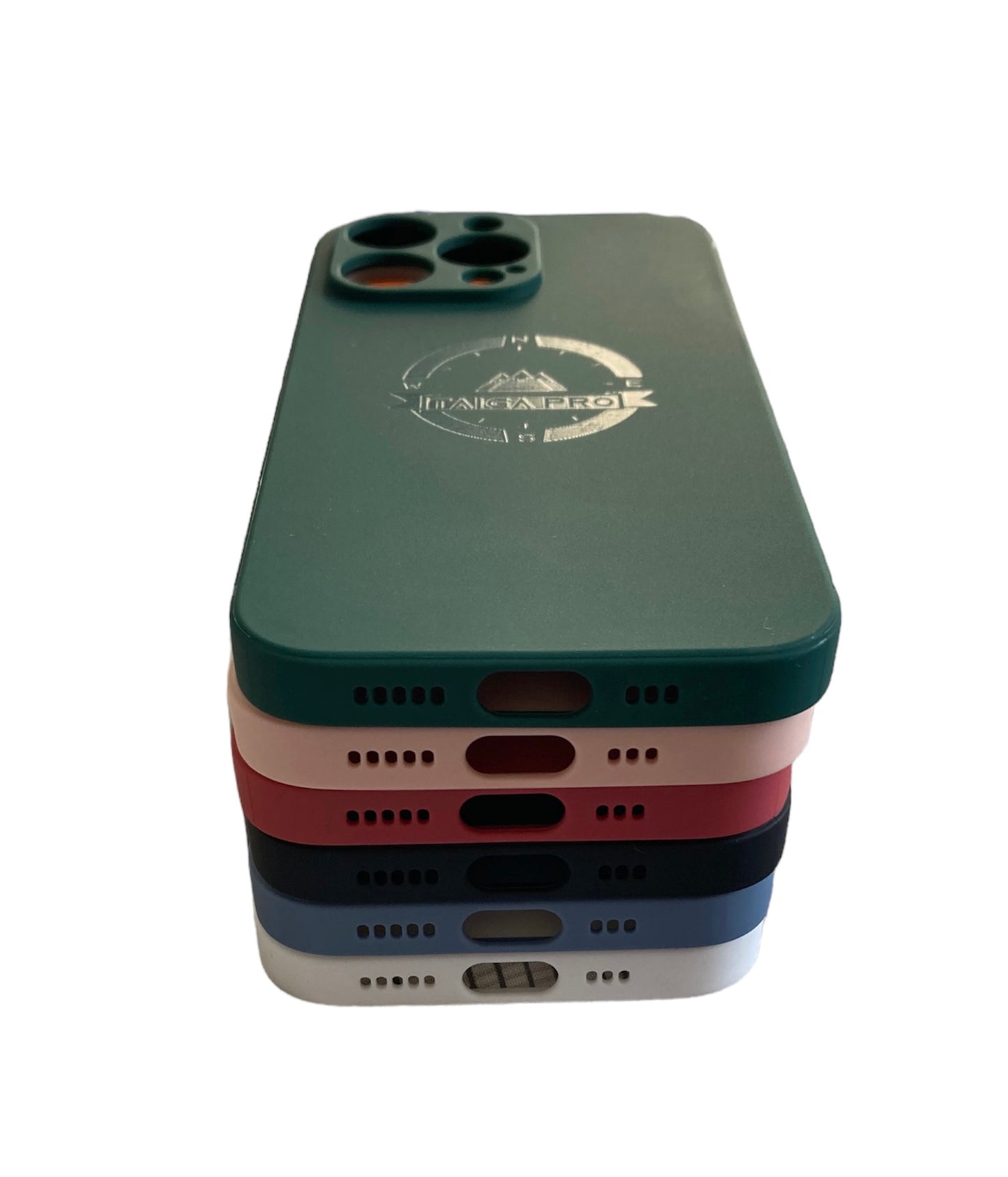 Matte Black Silicone Taiga Pro iPhone 13 Pro Case