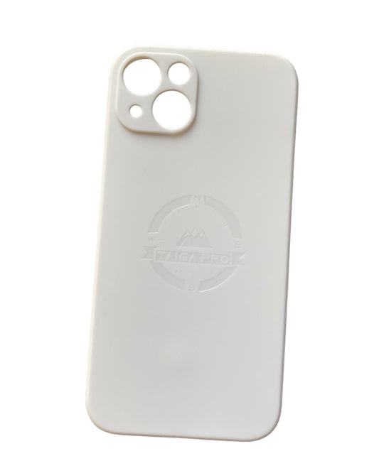 Matte White Silicone Taiga Pro iPhone 13 Case