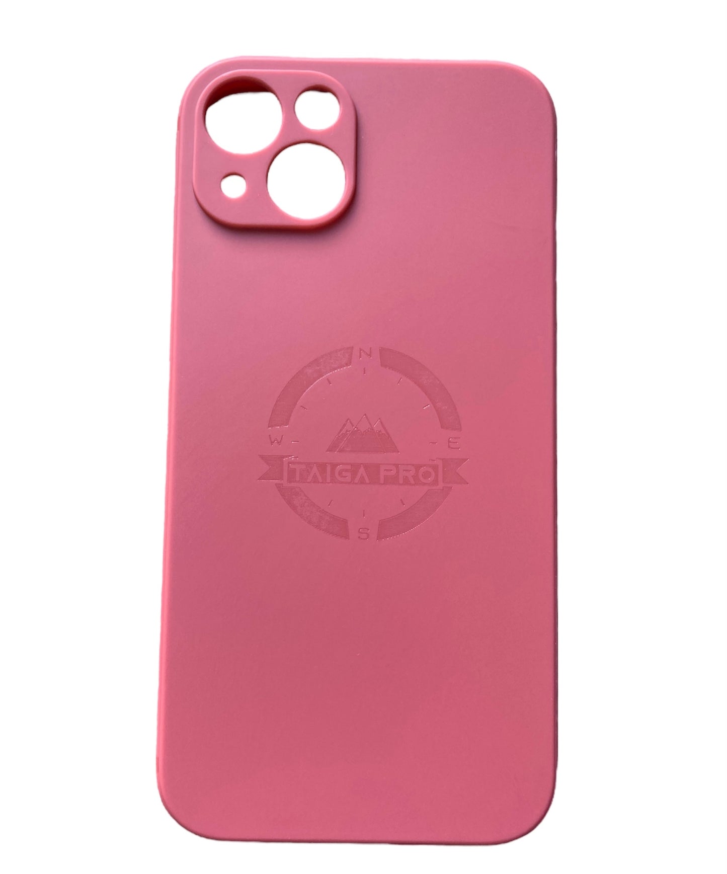 Matte Light Maroon Silicone Taiga Pro iPhone 13 Case