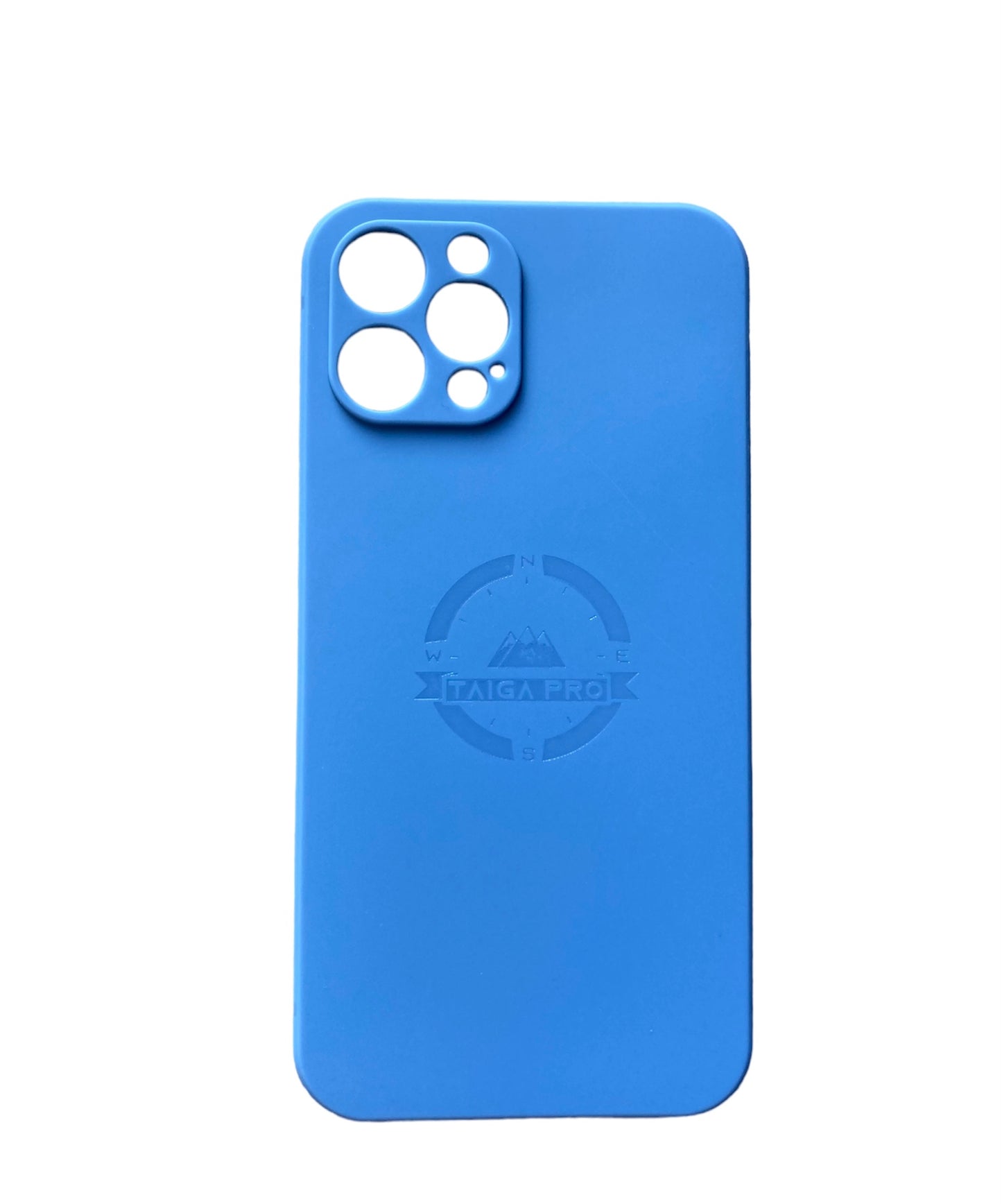 Matte Blue-Grey Silicone Taiga Pro iPhone 12 Pro Max Case