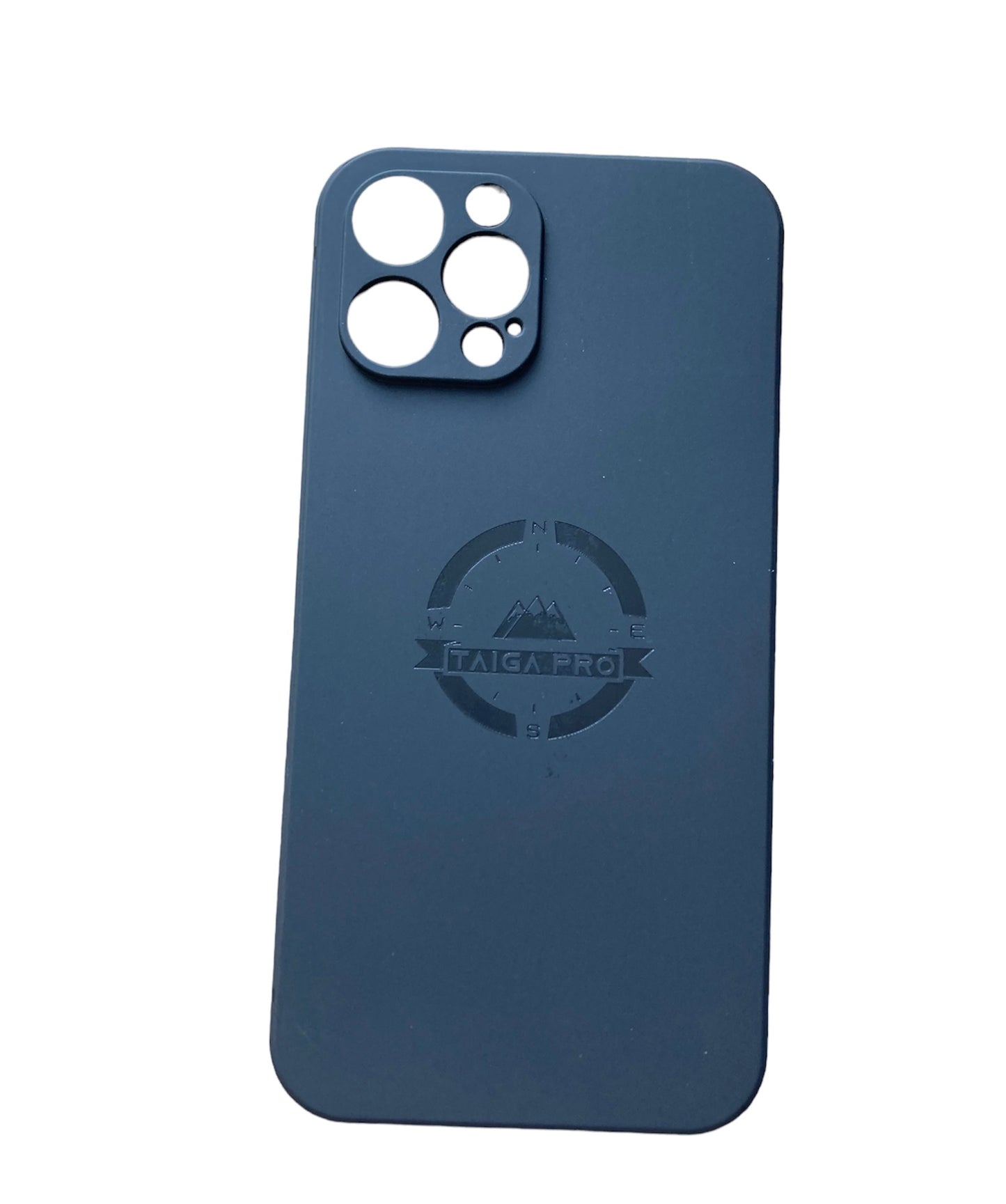 Matte Black Silicone Taiga Pro iPhone 12 Pro Max Case