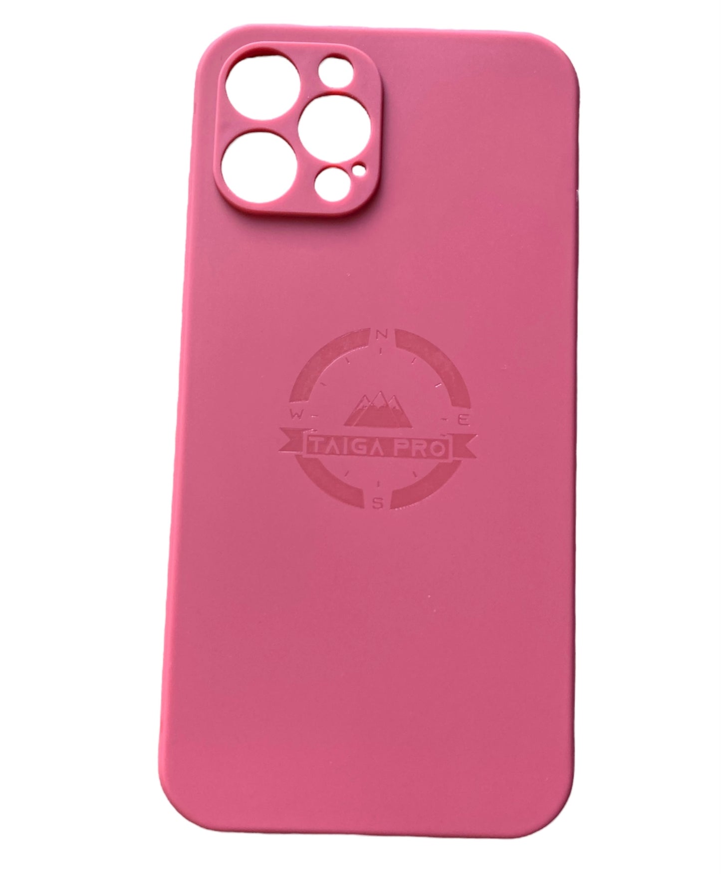 Matte Light Maroon Silicone Taiga Pro iPhone 12 Pro Max Case