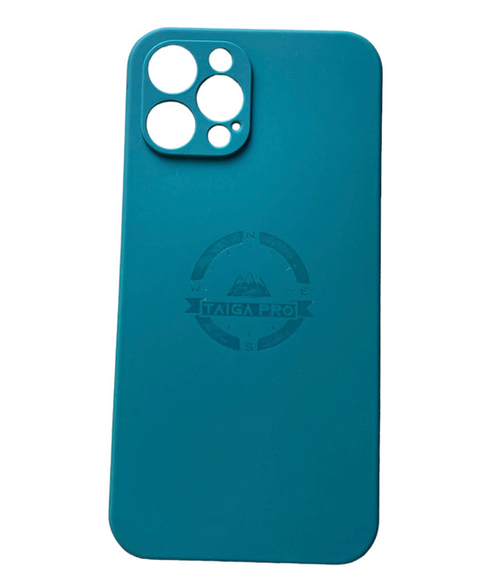 Matte Navy Green Silicone Taiga Pro iPhone 12 Pro Max Case