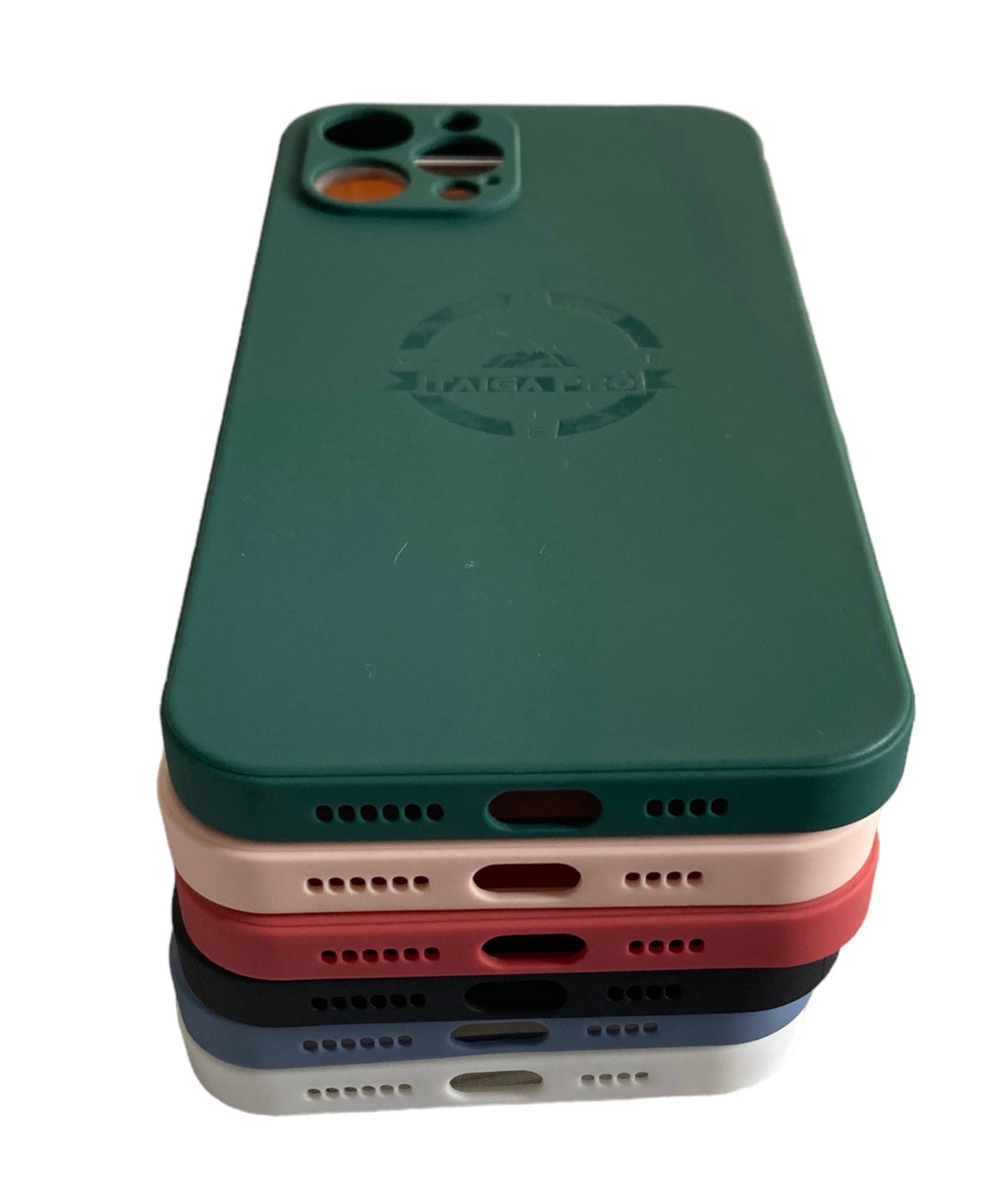 Matte Black Silicone Taiga Pro iPhone 12 Pro Max Case