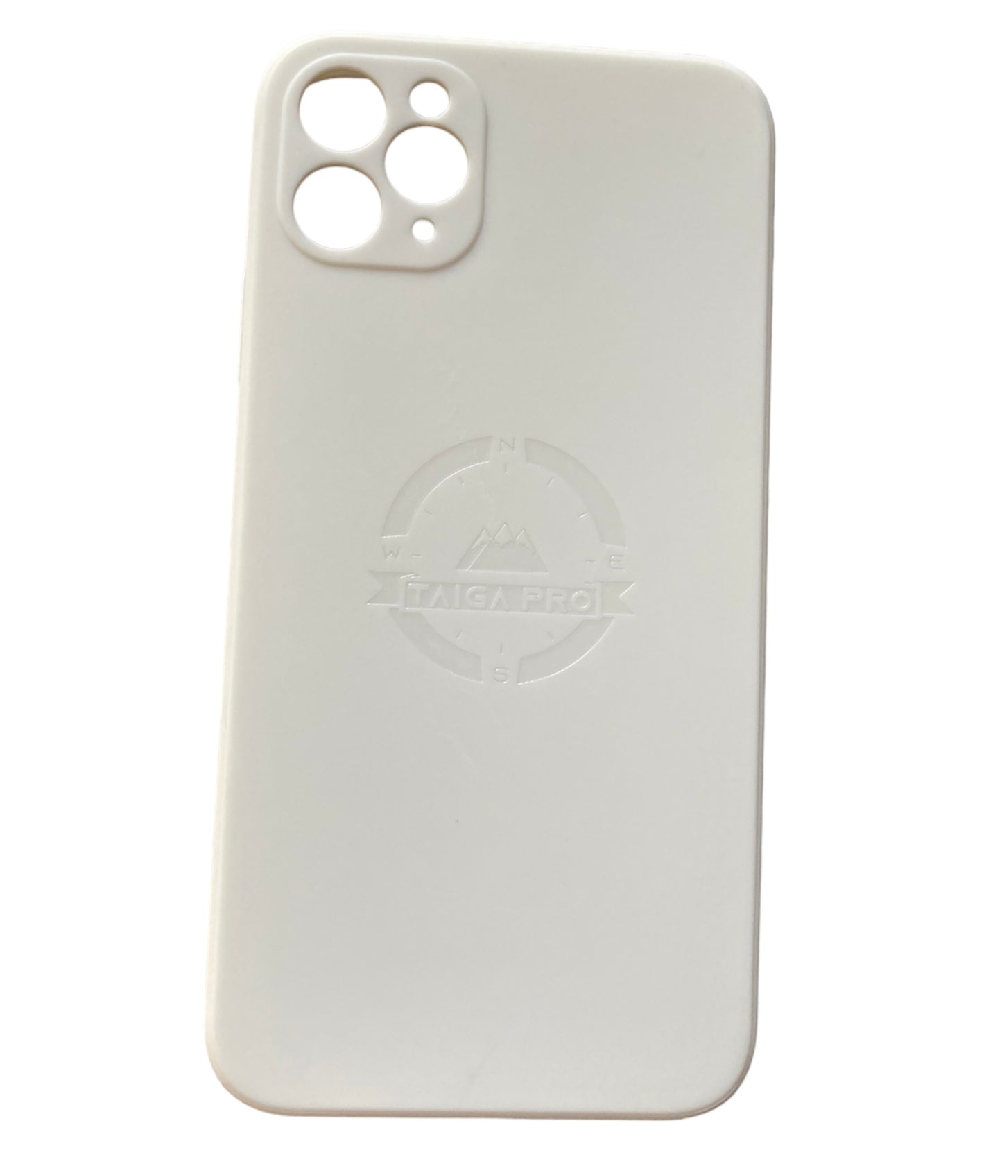 Matte White Silicone Taiga Pro iPhone 11 Pro Max Case