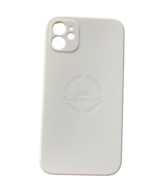 Matte White Silicone Taiga Pro iPhone 11 Case