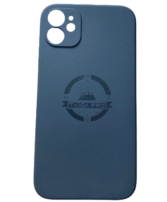 Matte Black Silicone Taiga Pro iPhone 11 Case