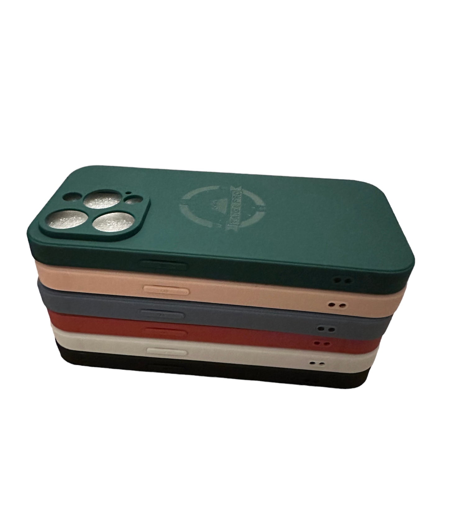 Matte Blue-Grey Silicone Taiga Pro iPhone 15 Pro Case