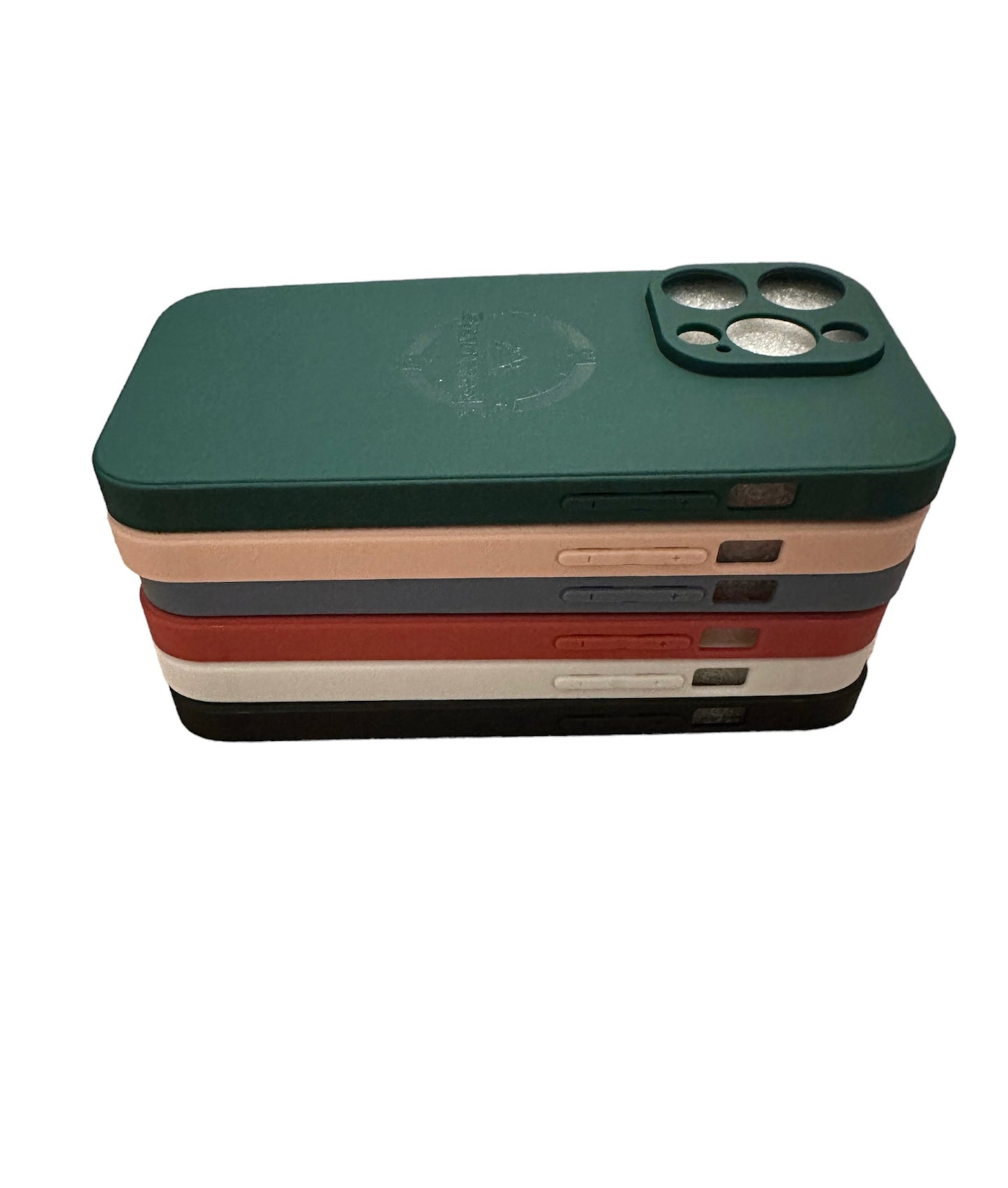 Matte Navy Green Silicone Taiga Pro iPhone 15 Pro Case