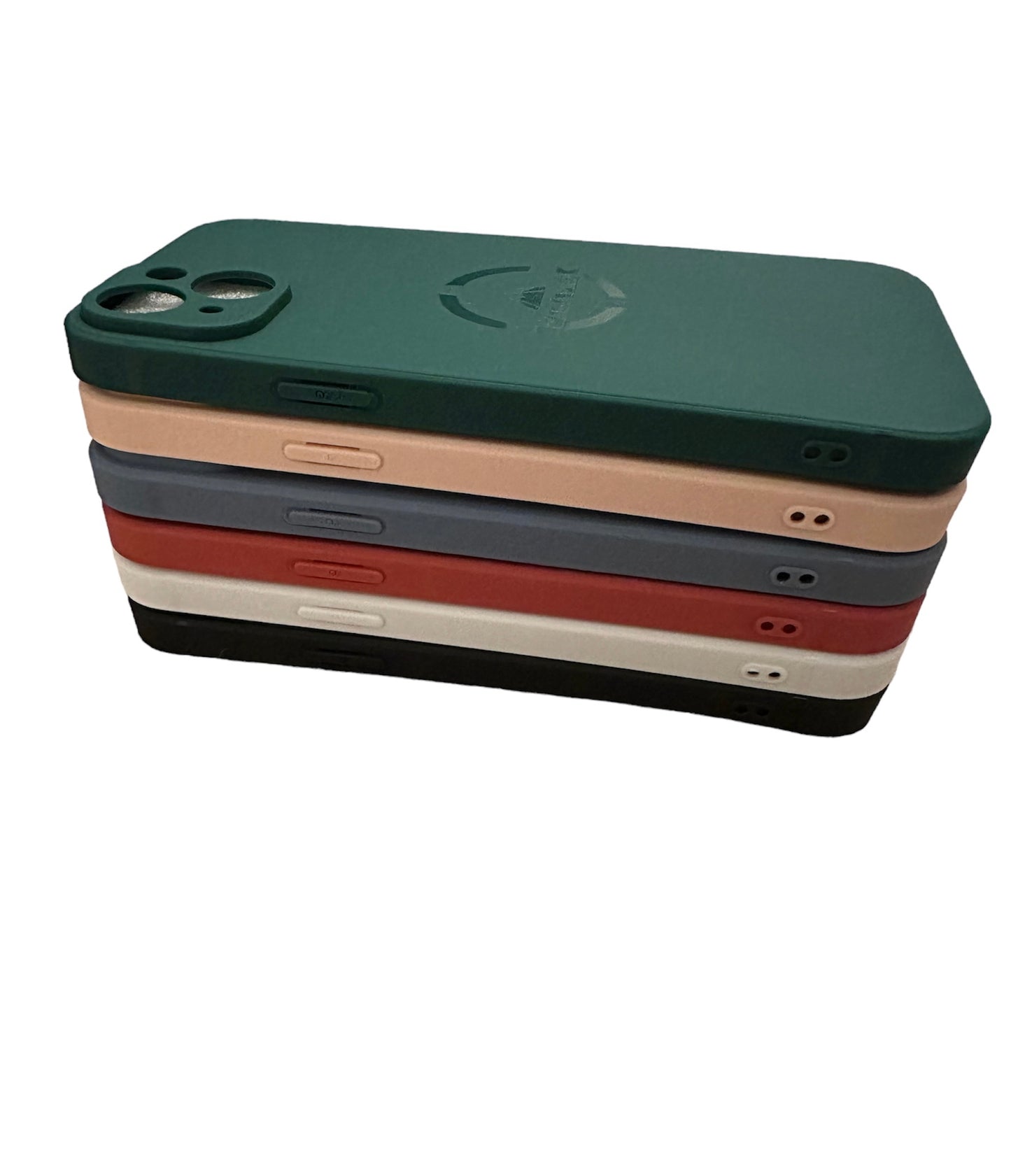 Matte Blue-Grey Silicone Taiga Pro iPhone 15 Plus Case