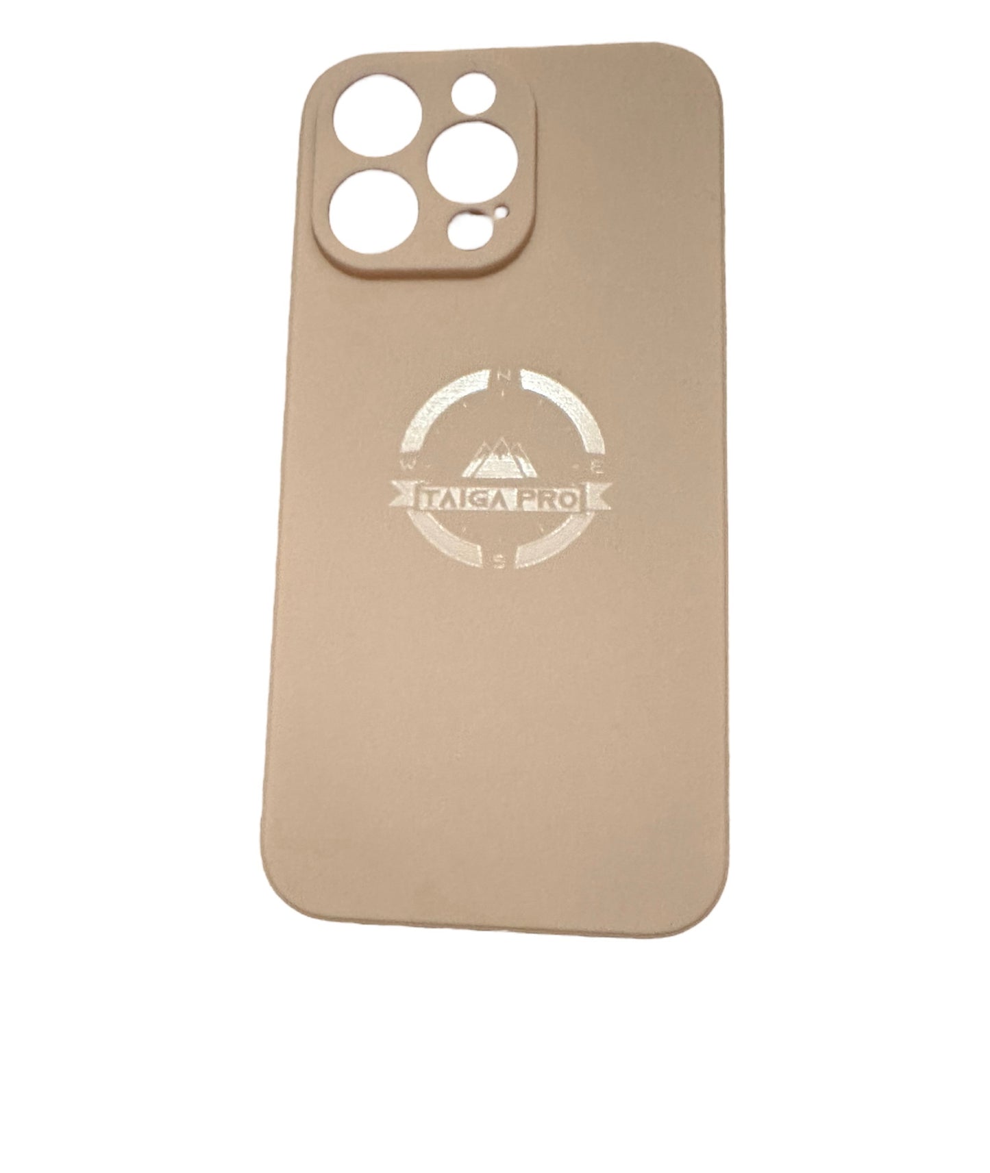 Matte Pink Silicone Taiga Pro iPhone 15 Pro Max Case