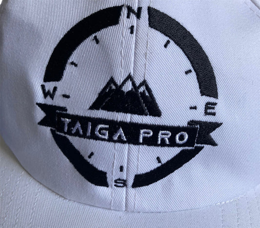 White Taiga Pro Baseball Cap