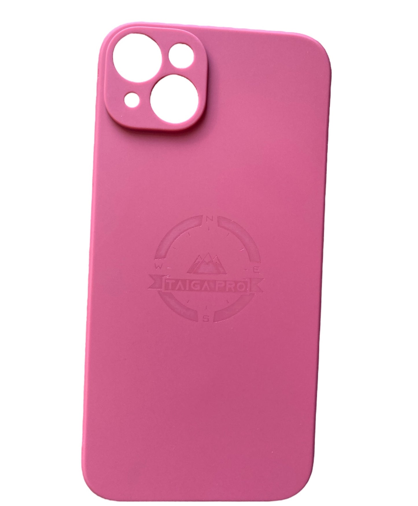 Matte Light Maroon Silicone Taiga Pro iPhone 14 Plus Case