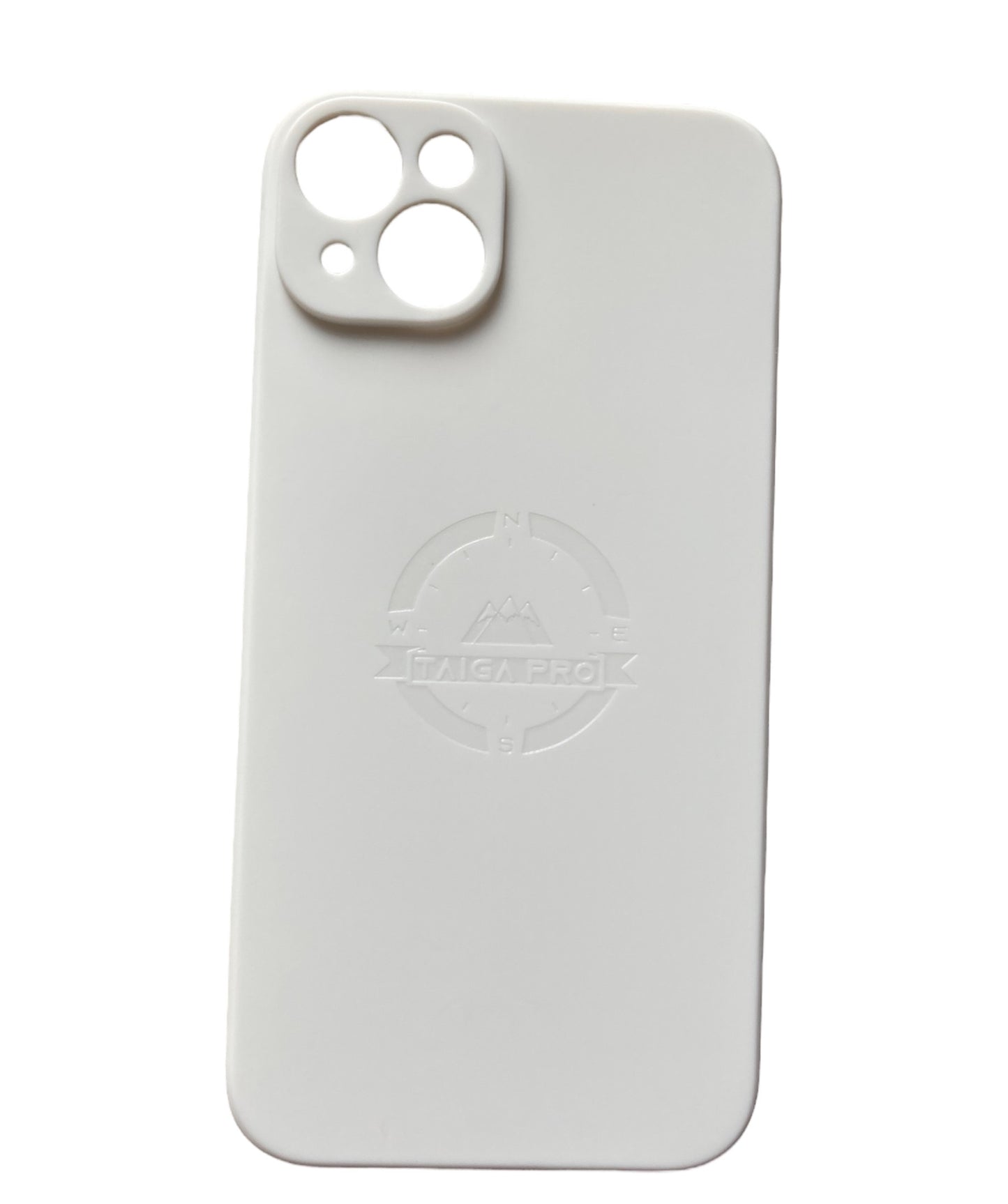Matte White Silicone Taiga Pro iPhone 14 Plus Case