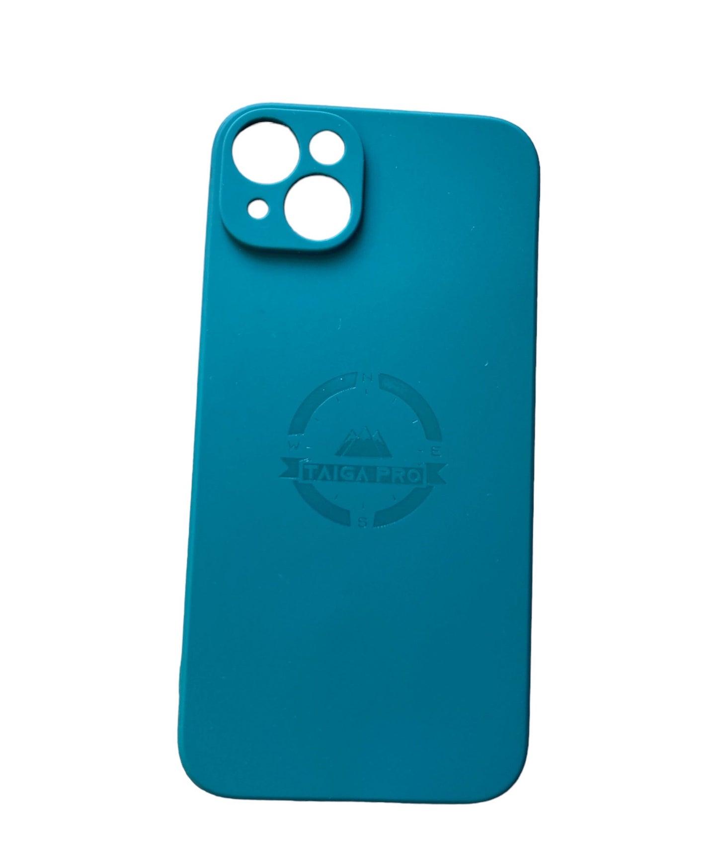 Matte Navy Green Silicone Taiga Pro iPhone 14 Plus Case