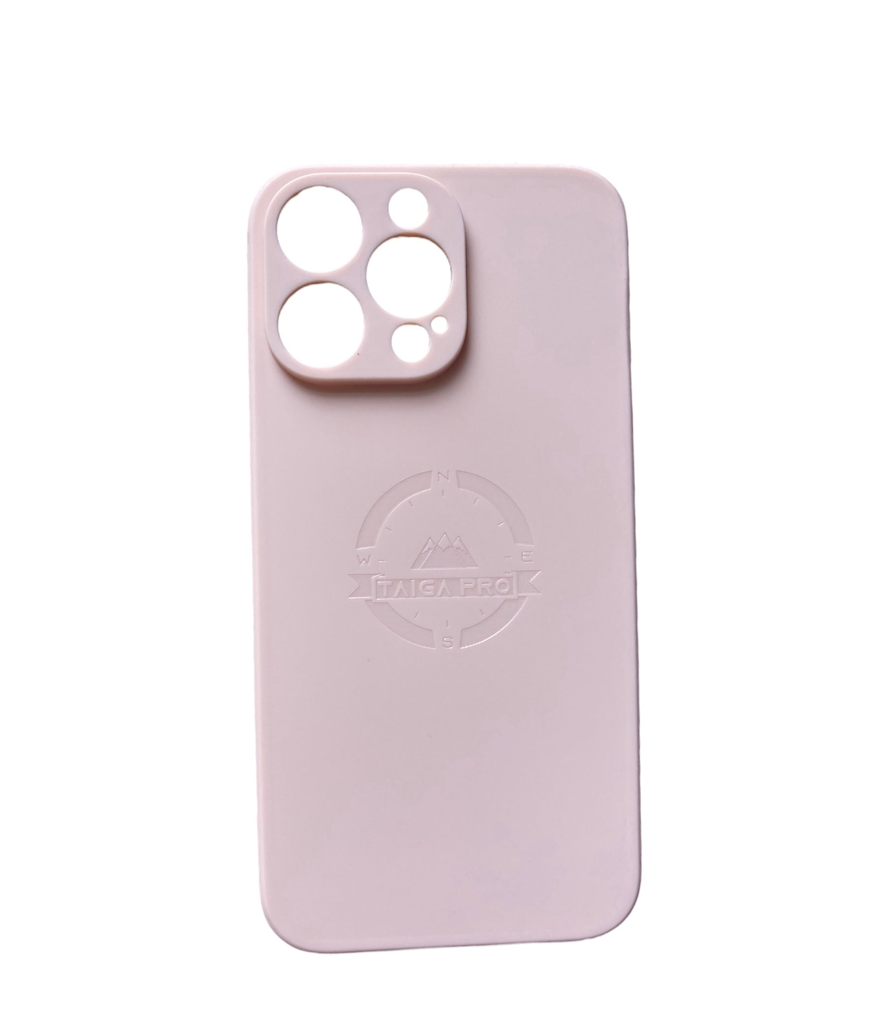 Matte Pink Silicone Taiga Pro iPhone 14 Pro Max Case